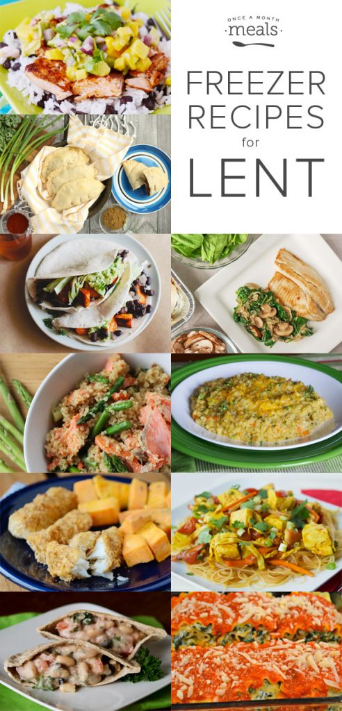 Freezer Recipes for Lent | Once A Month Meals