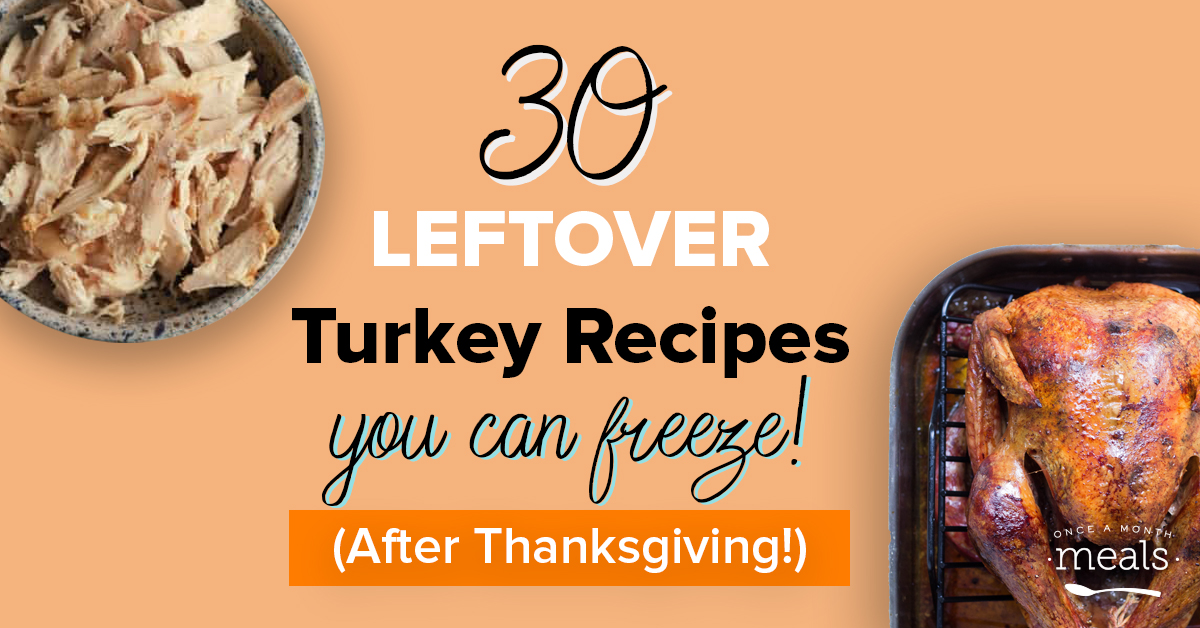 30 Leftover Turkey Recipes You Can Freeze After Thanksgiving | Once A ...