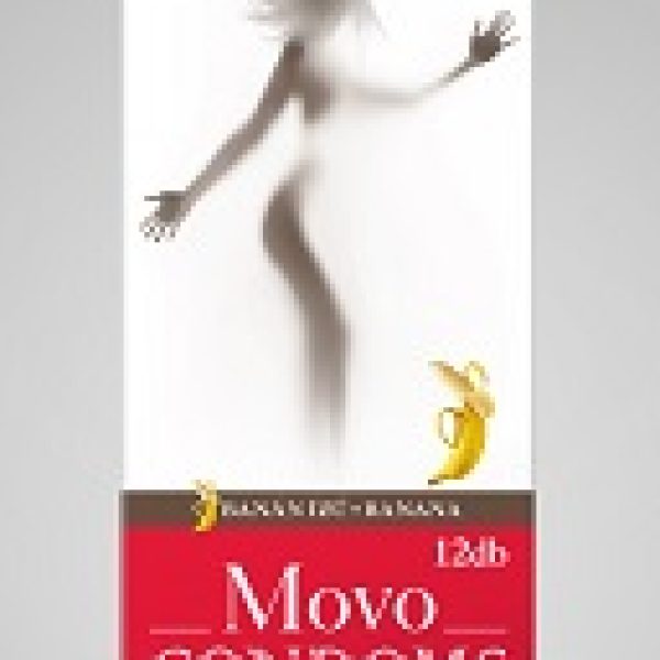 Movo Condoms Banán-12x