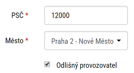 Havarijní pojištění - údaje o pojistníkovi