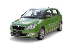 Škoda Fabia v zelené barvě