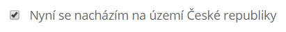 Kalkulačka cestovního pojištění - nacházím se na území ČR