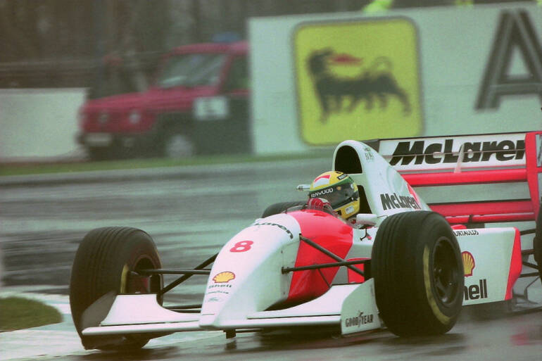 Ayrton Senna v evropské Grand Prix 1993
