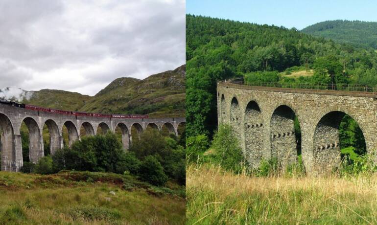 Viadukt Glenfinnan a Novina