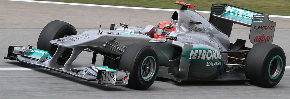 Schumacherův Mercedes GP Malajsie 2011