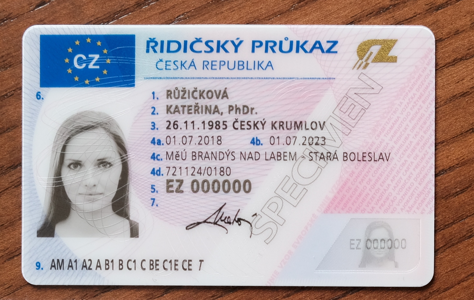 Řidičský průkaz, zdroj mdcr.cz