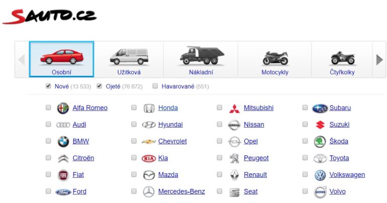 Inzerovat i vybírat auto na Sauto.cz má smysl