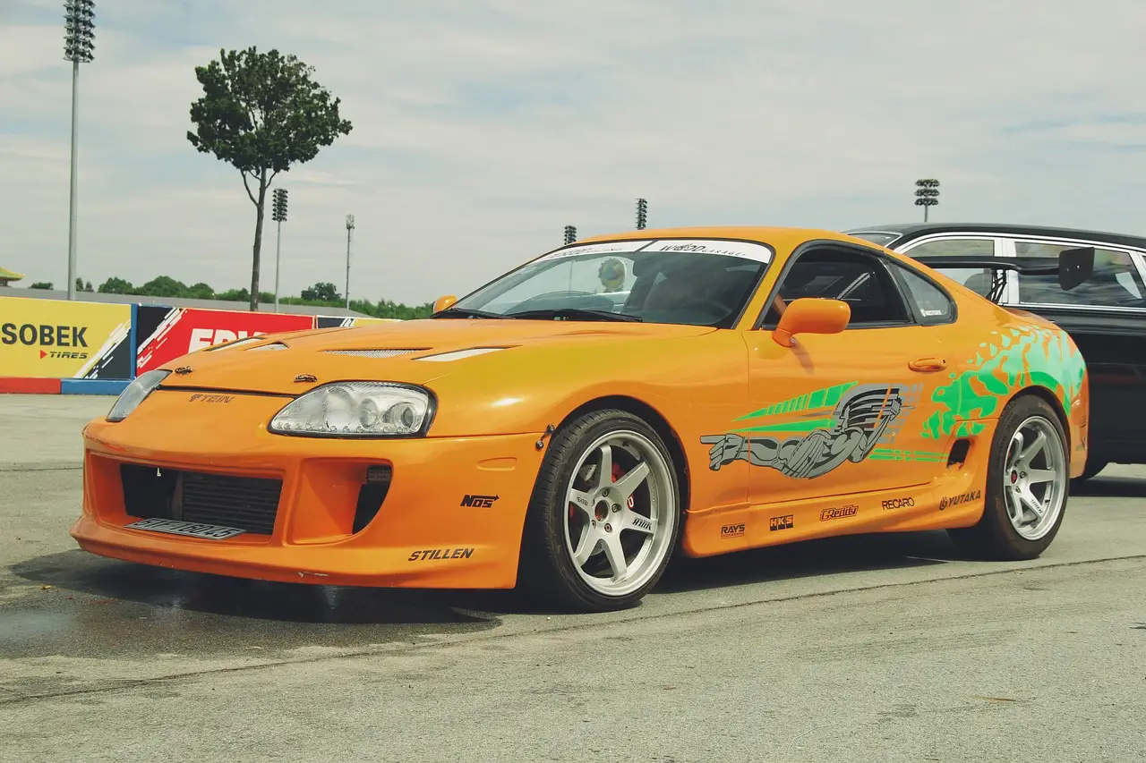 Za volantem modelu Toyota Supra seděl i sám Paul Walker.