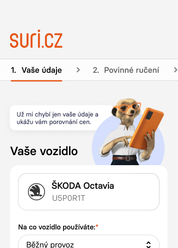 Zadejte SPZ vozidla
