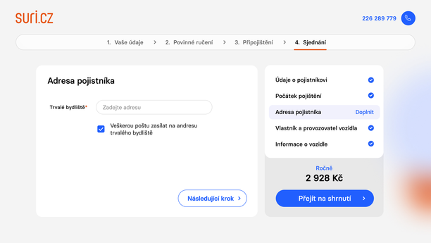 na pár kliknutí srovnáte