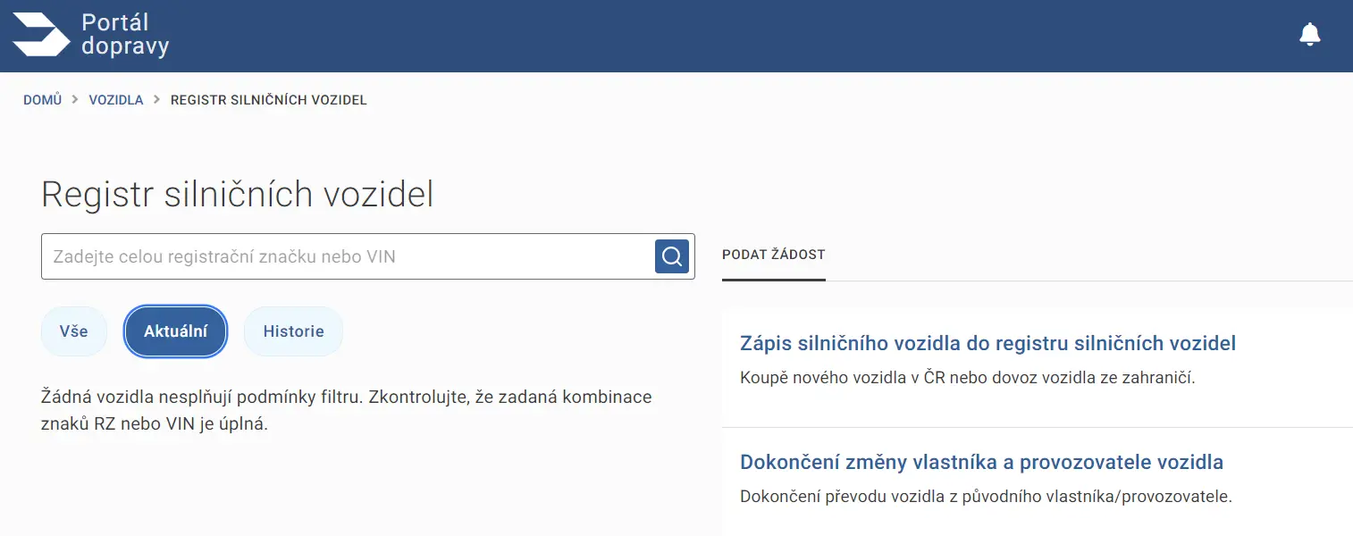 Registr silničních vozidel
