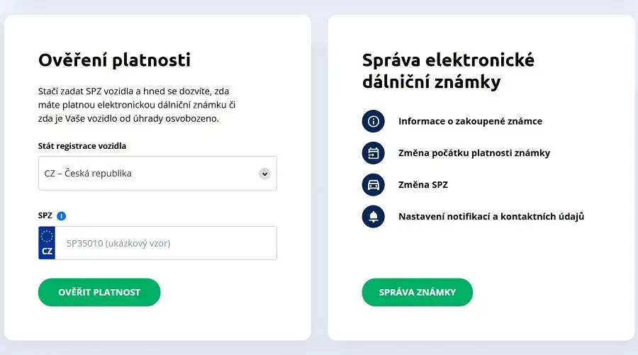 Ověření známky