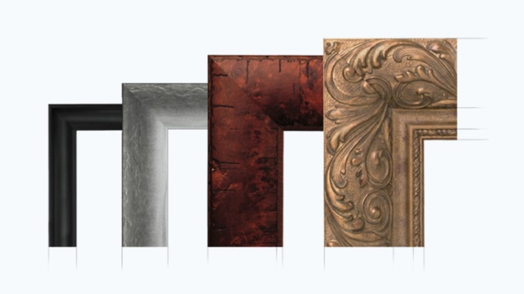 Vanity TV Mirror Frame Options