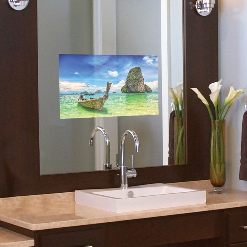 19 Mirror BathroomTV with  Fire TV Stick –