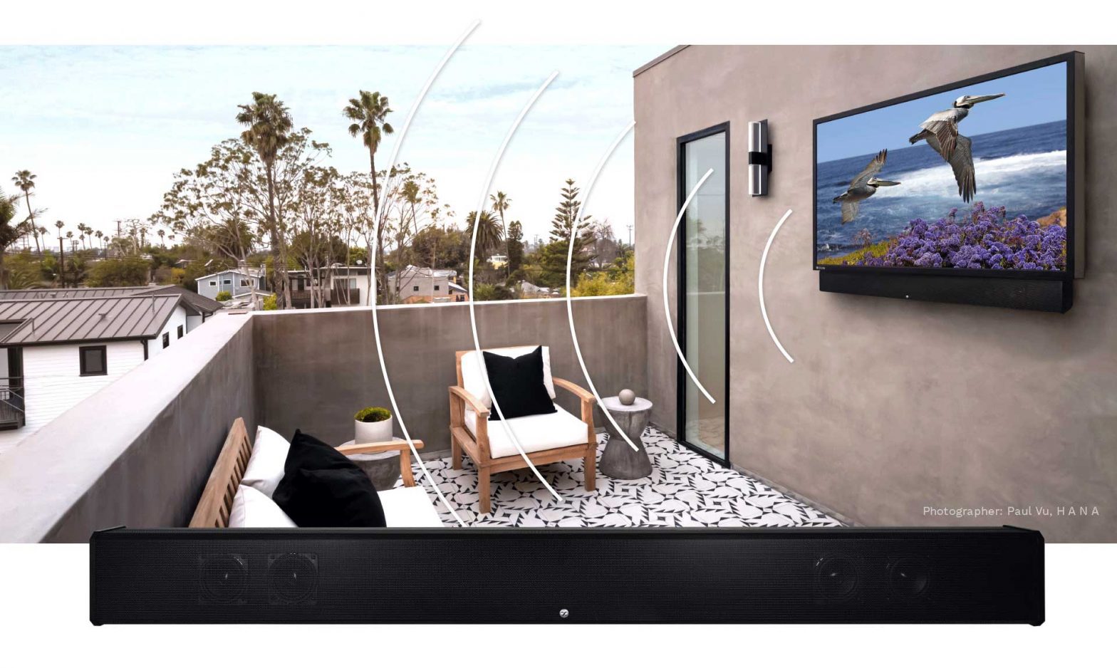 80W Outdoor Soundbar Séura