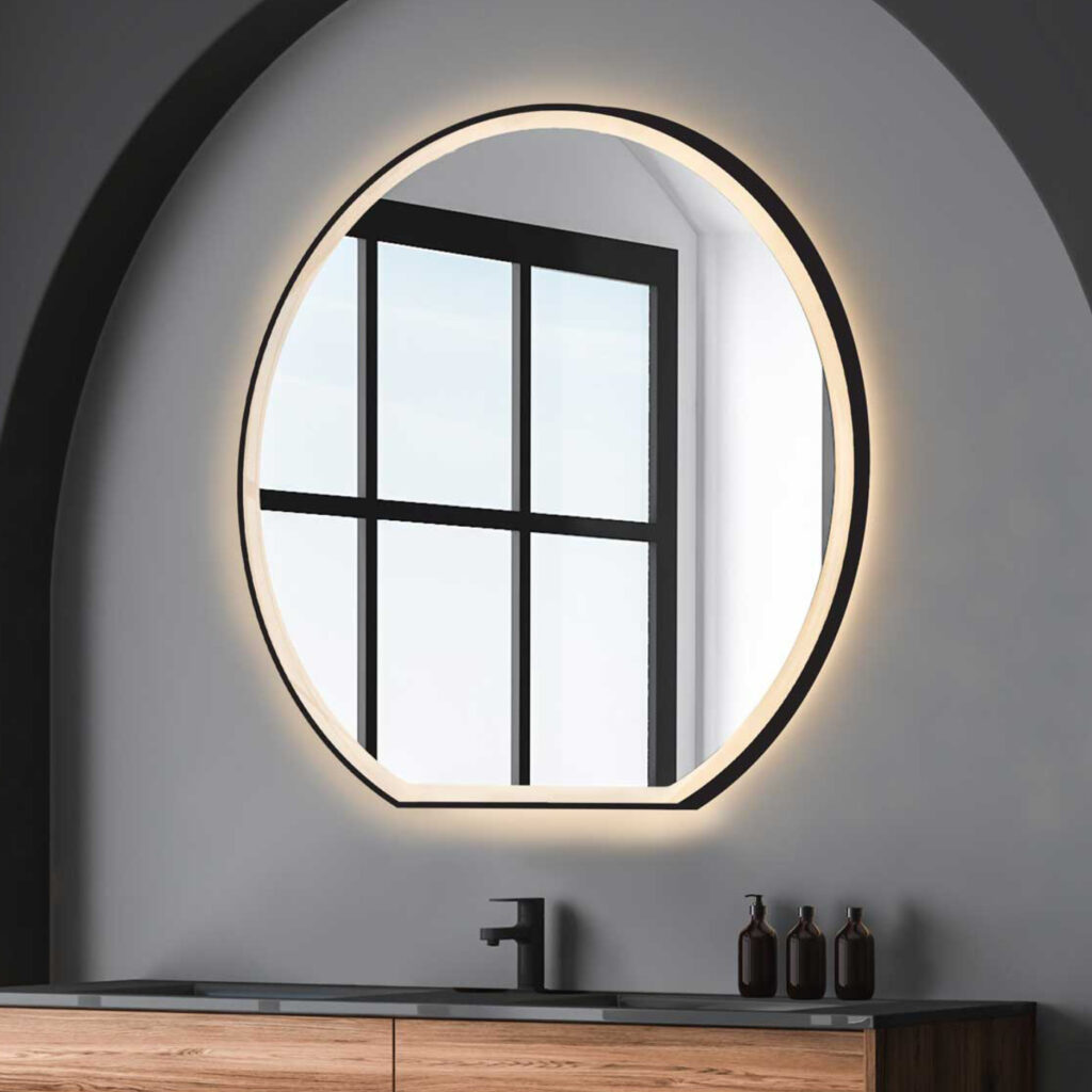 LOOK™ Outer Etched Backlit Mirror