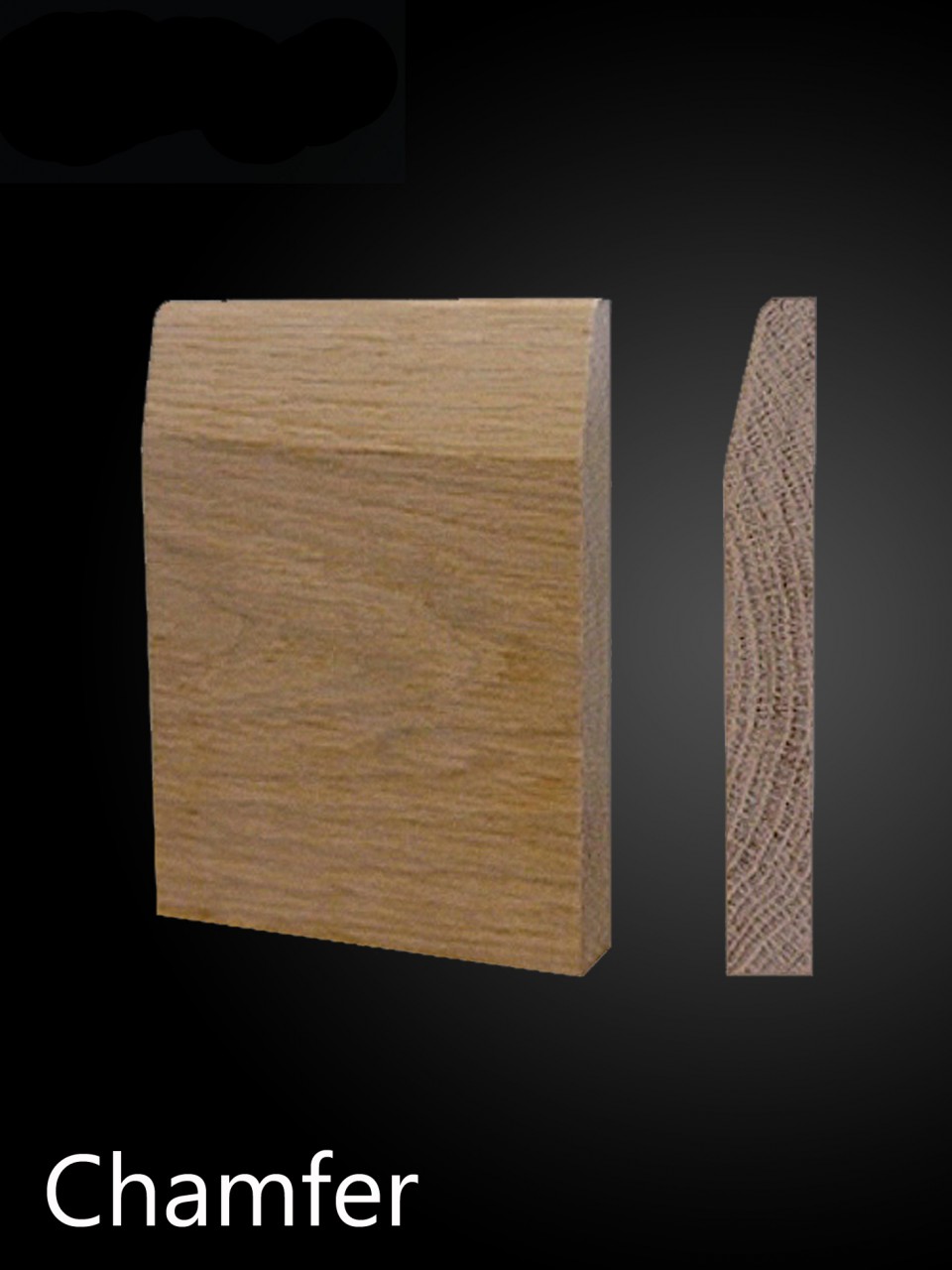 Solid Oak Chamfer Architrave & Skirting
