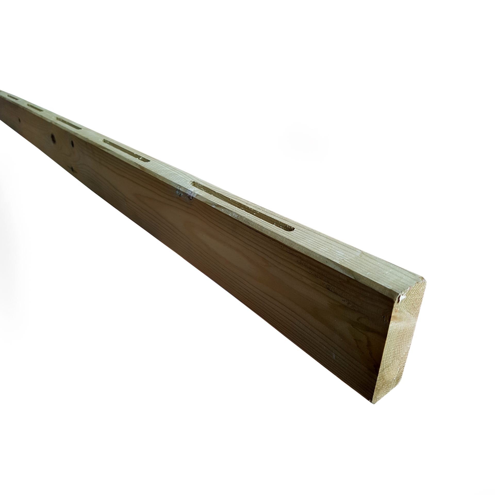Treated Softwood Clearview Glass Decking Rail