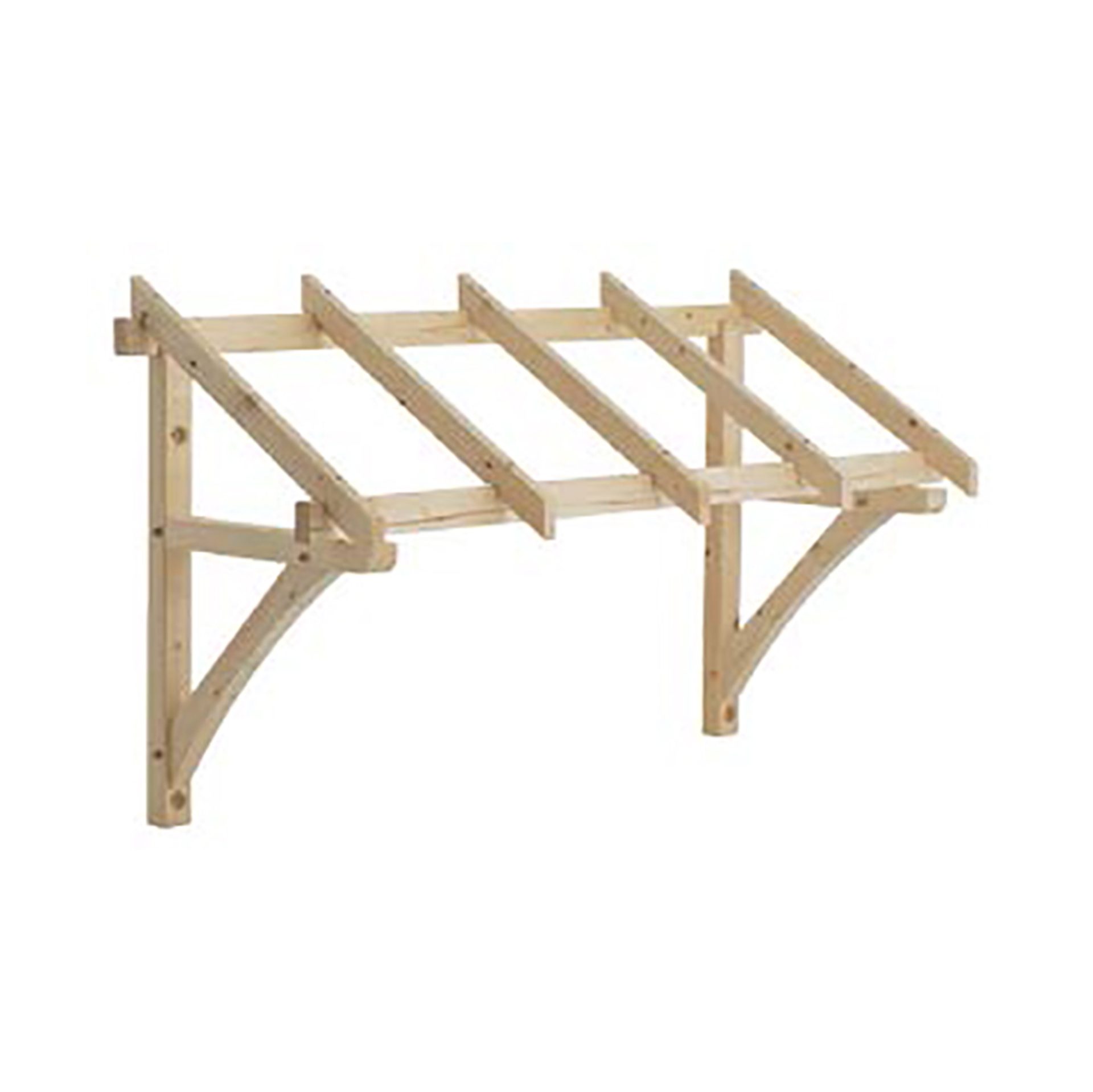 Pine Flat Roof Porch Canopy