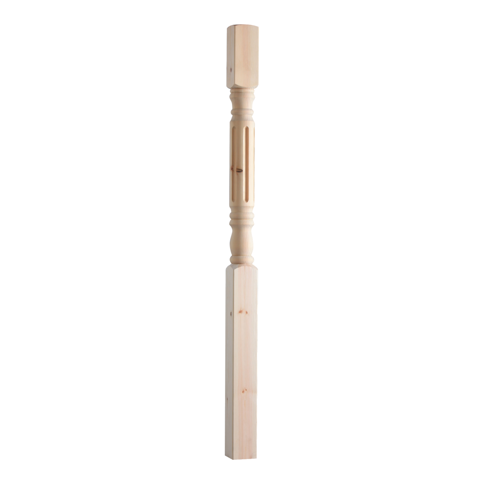 90mm Fluted Rolling Pin Newel Post
