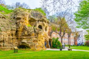 Caves under the nottingham castle