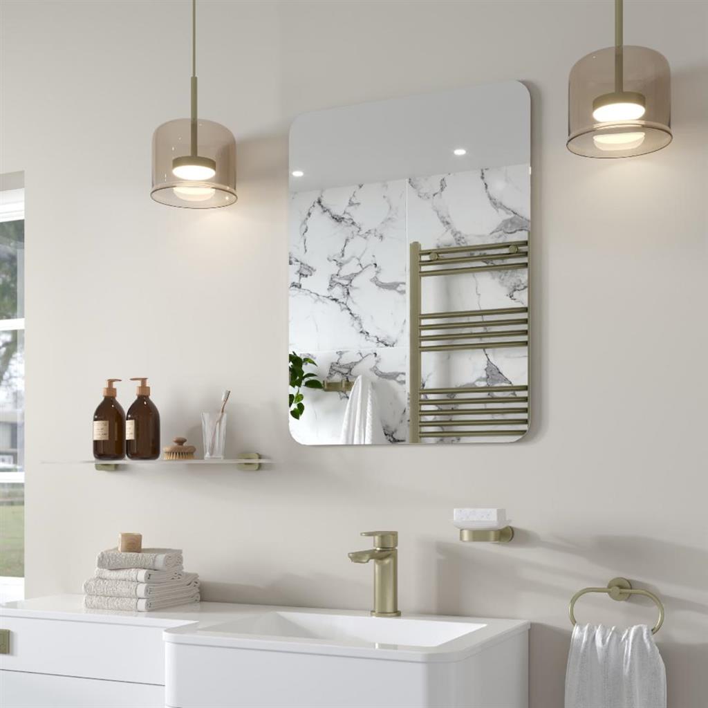 Eastbrook Verzino 800x600mm Square Plain Mirror