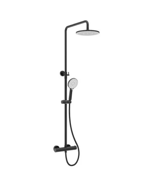 Sonas Alita Rain Thermostatic Shower Kit – Matt Black