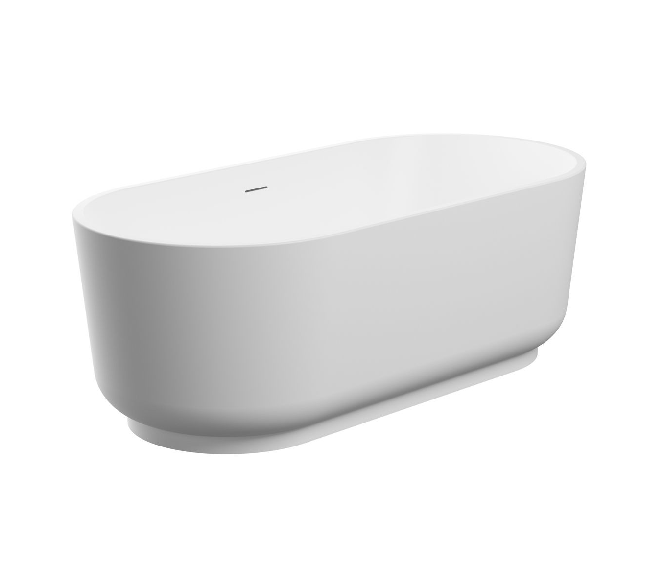 MyBathrooms Verona Acrylic Freestanding 1685x804mm 0TH Bath – Matt White