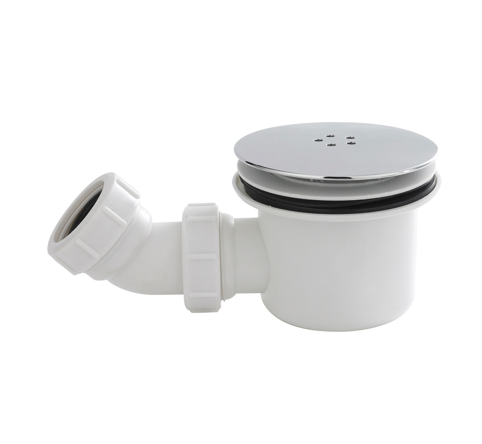 Hydro45 Standard 90mm Fast Flow Stainless Steel Shower Waste