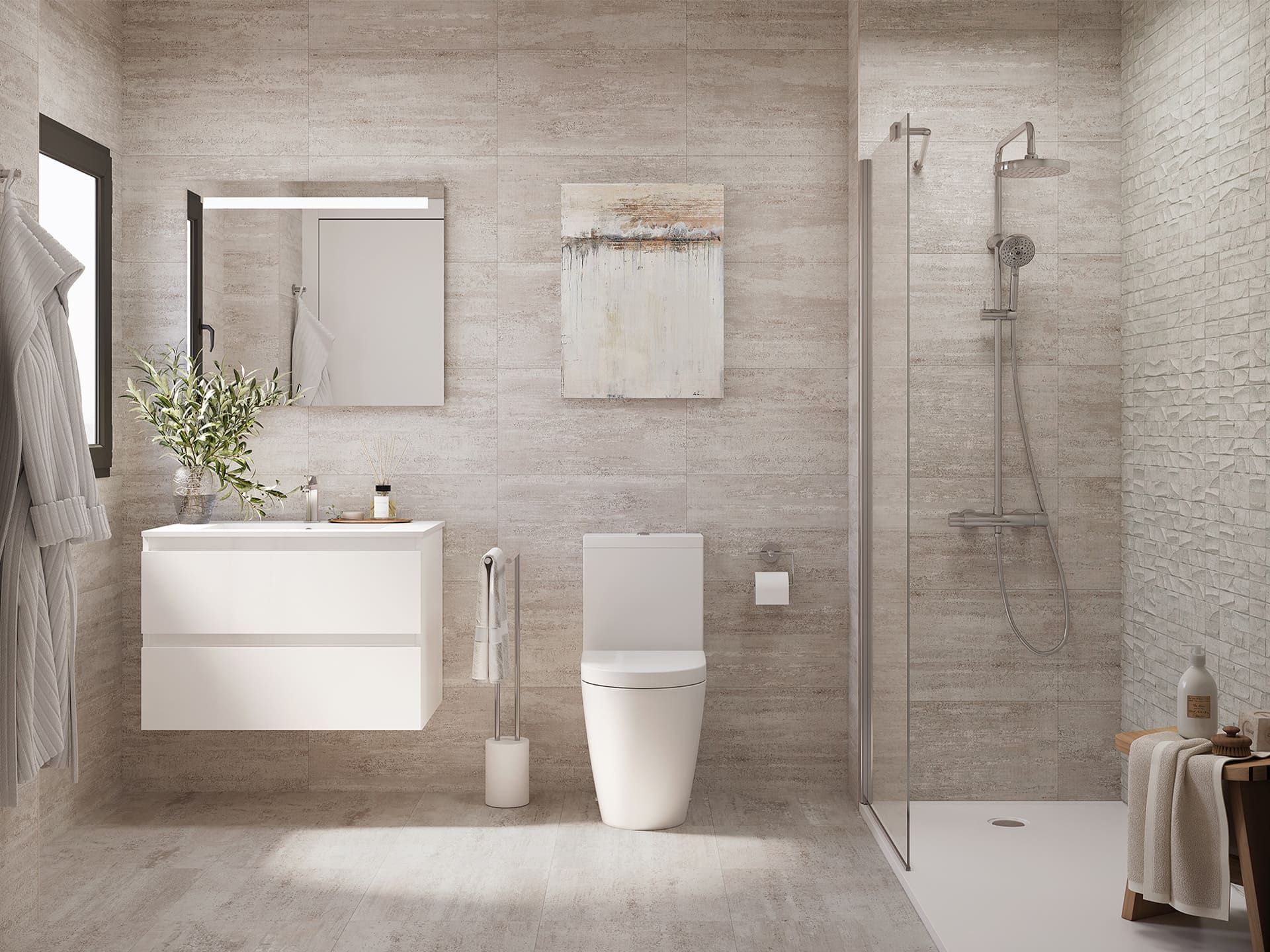 Porcelanosa Nantes Acero Tile 33.3×59.2