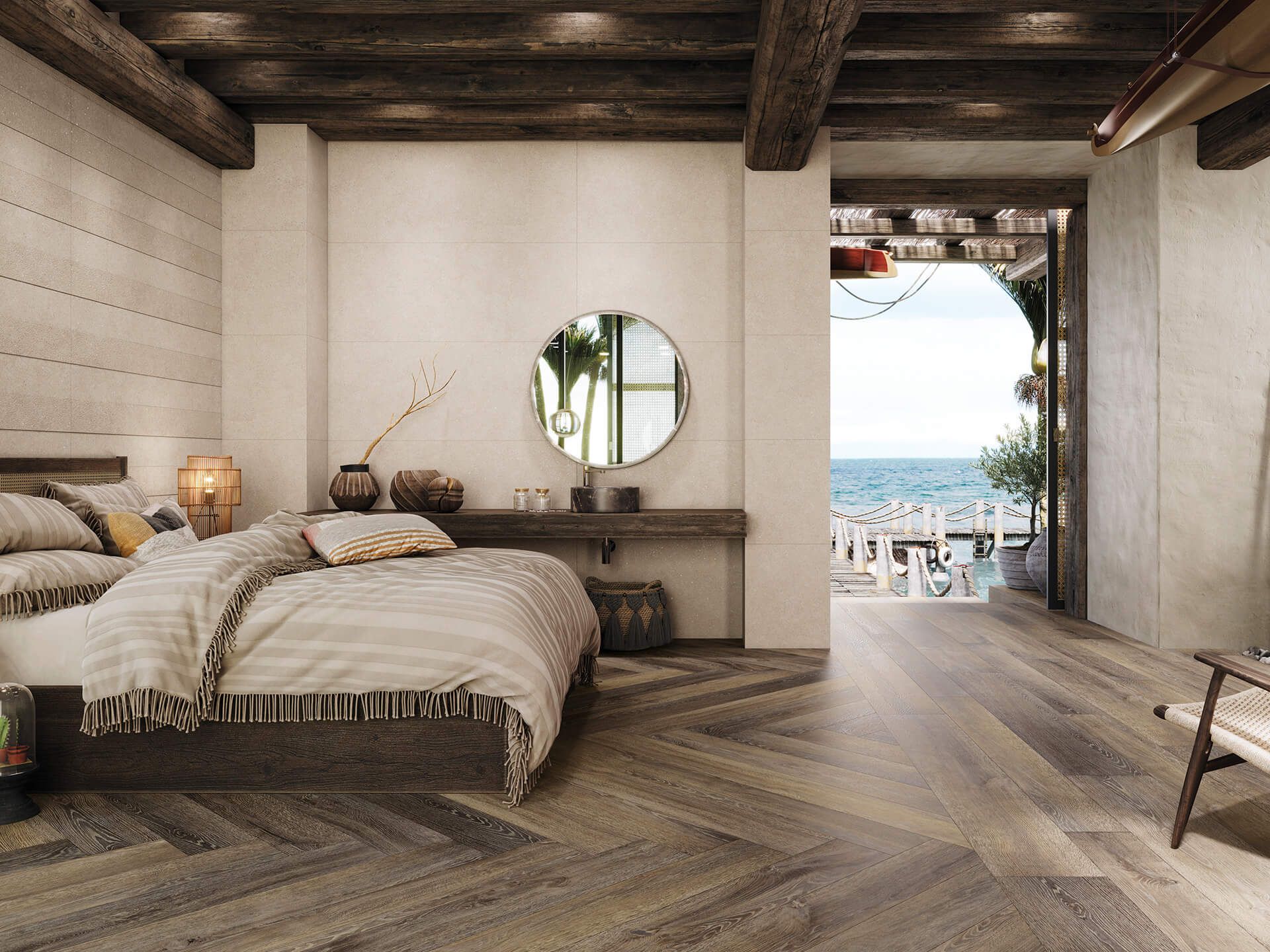 Porcelanosa Line Terra Bone Tile 59.6X150
