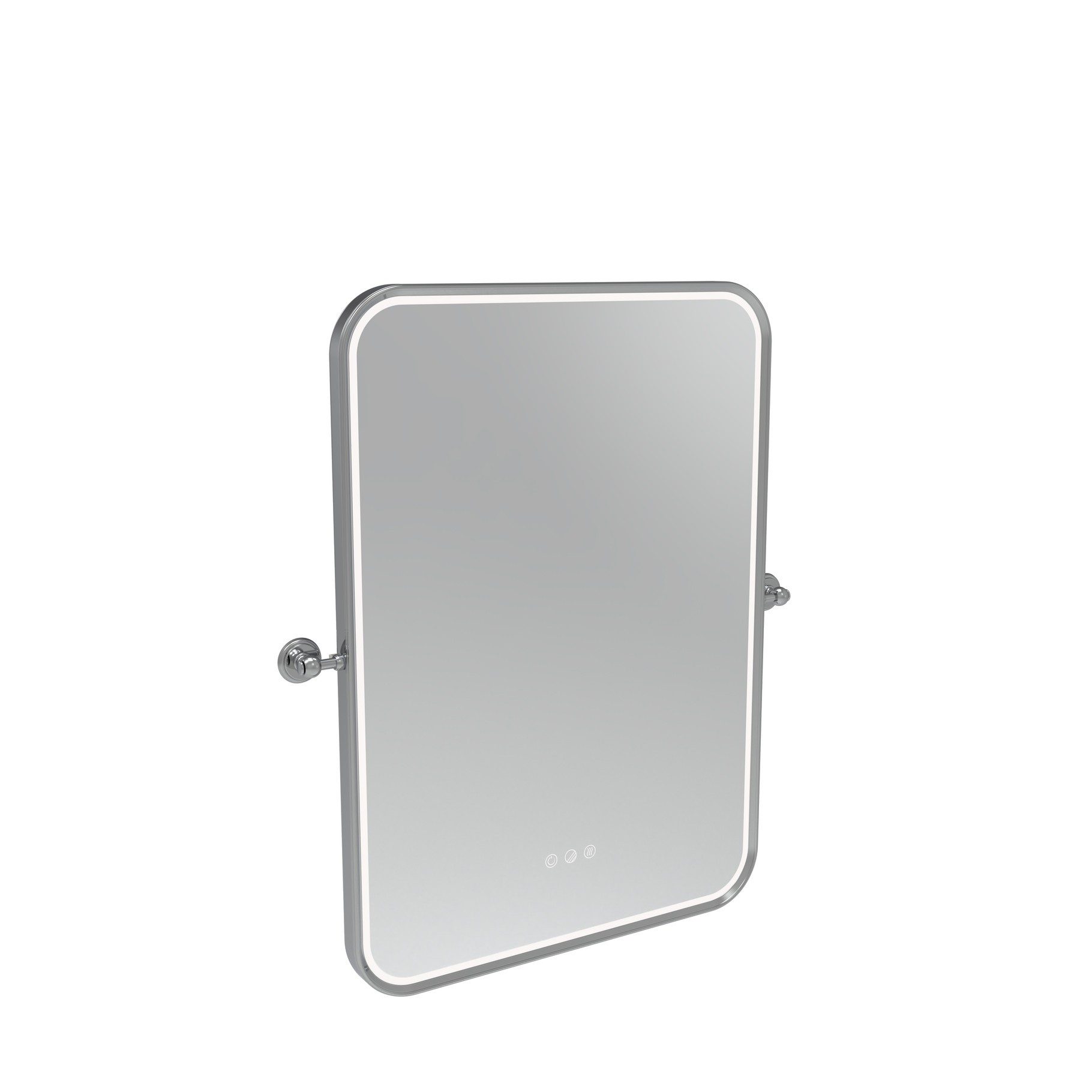 Tavistock Alderbury 500mm Illuminated Rectangular Mirror – Chrome