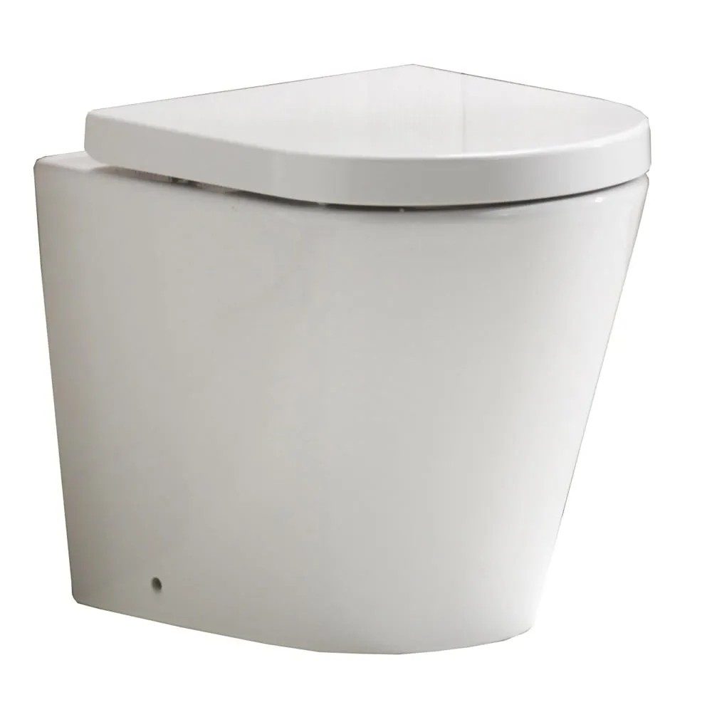 Qualitex Oregon Rimless Back-to-Wall Pan & Soft Close Seat