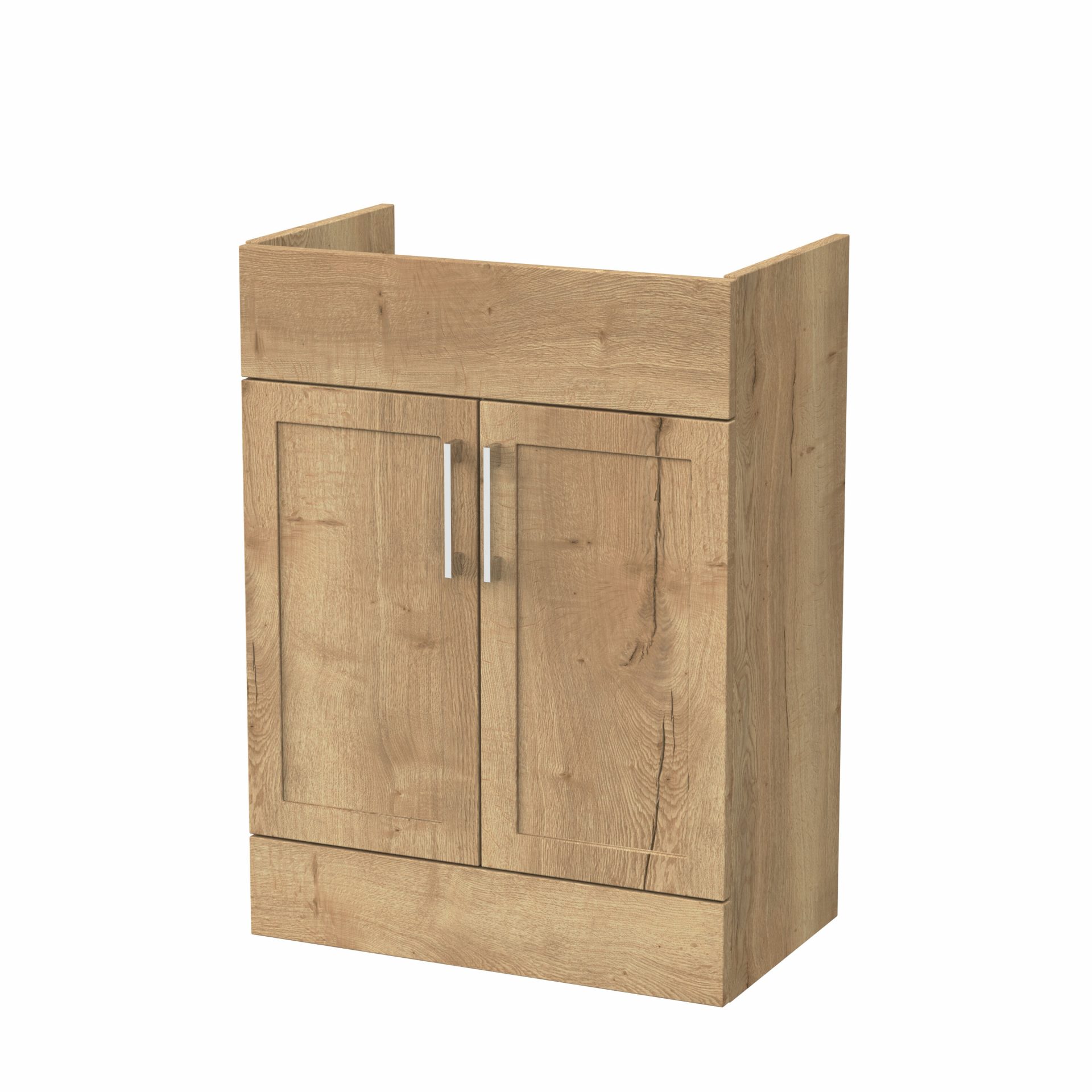 Nuie Lux Fable 600mm 2 Door Standard Floorstanding Unit – Autumn Oak
