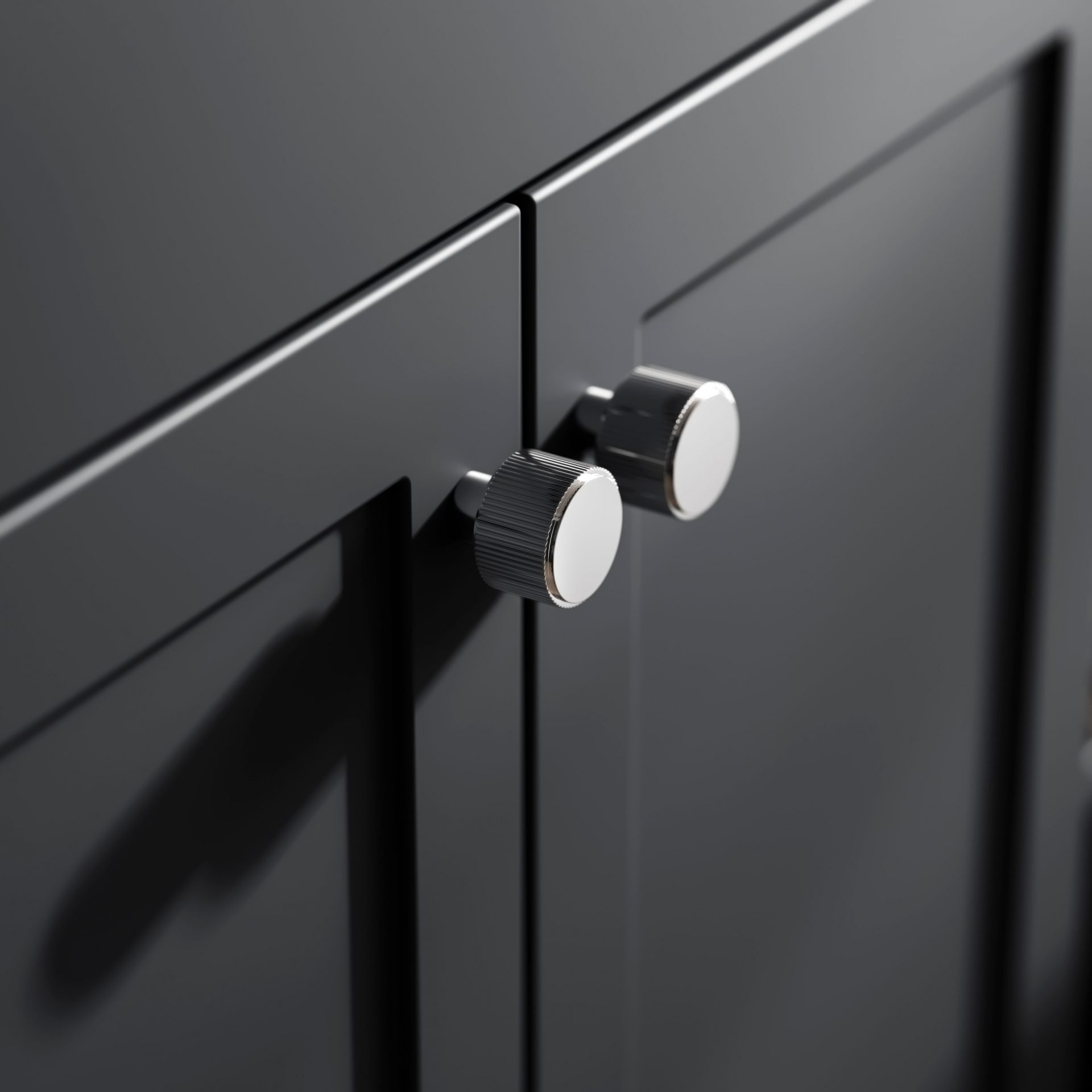 Nuie Lux Fable 500mm 2 Door Standard Floorstanding Unit – Soft Black