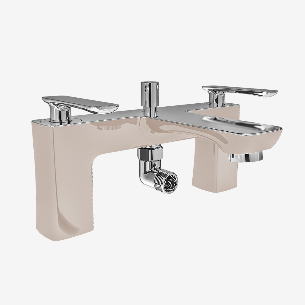 Eastbrook Helston Bath Shower Mixer inc. Kit – Gloss Cappuccino