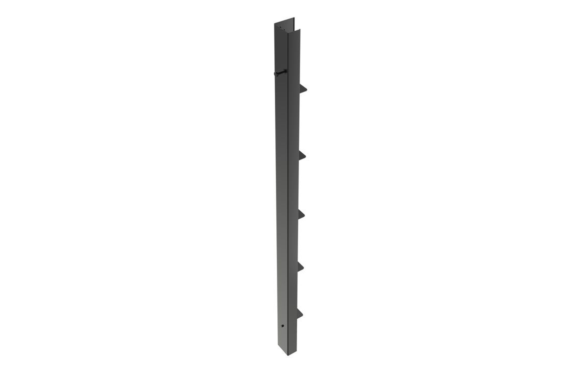 MyBathrooms Optimum 1950mm Wetroom Storage Shelves – Matt Black