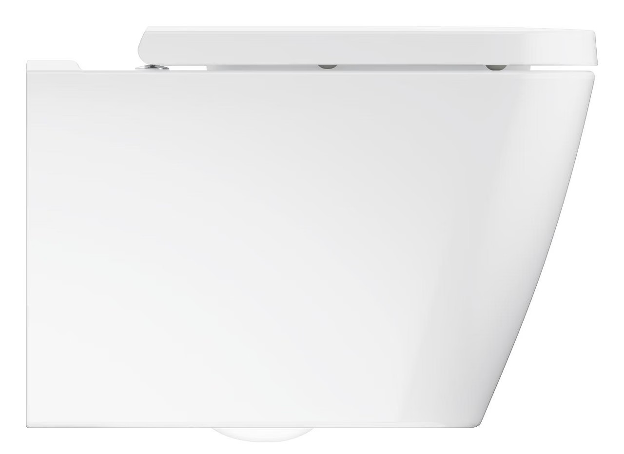Grohe BauEdge Ceramic Rimless Wall Hung Pan & Soft Close Seat