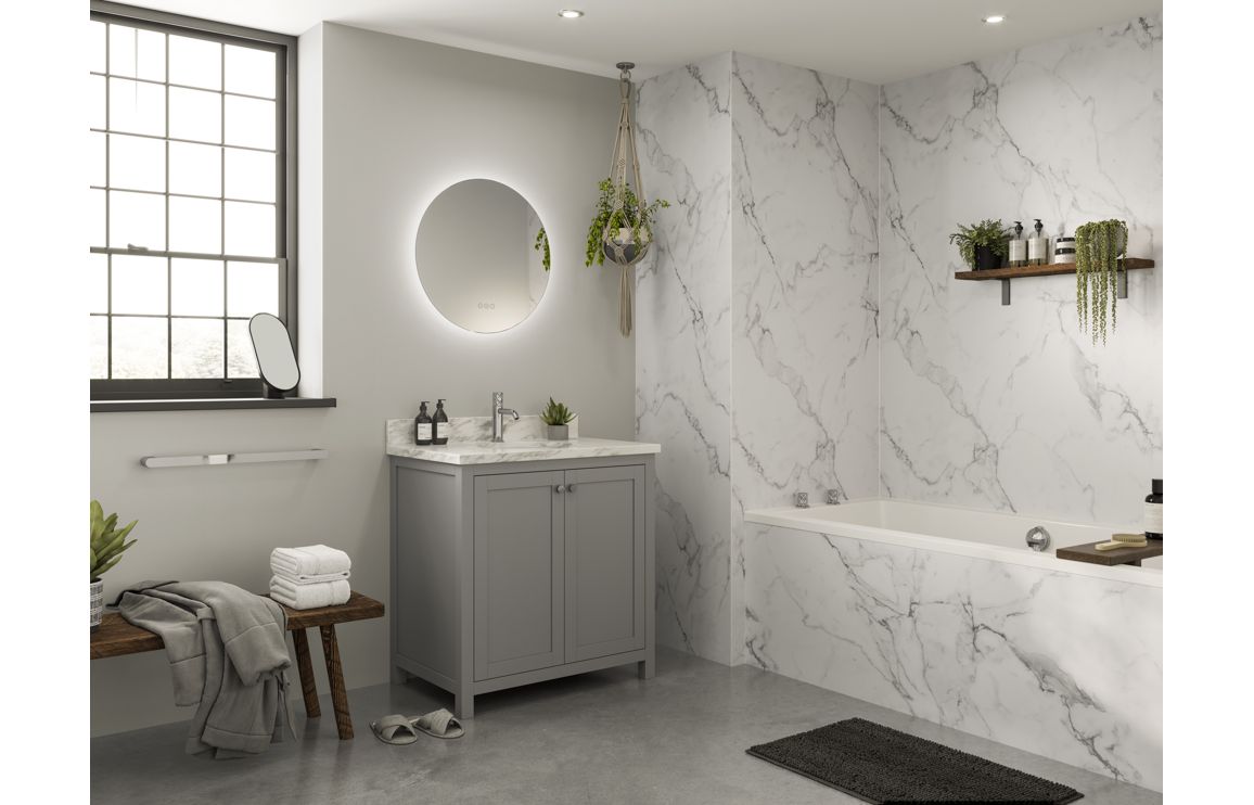 Abode Uno Single Towel Rail – Chrome