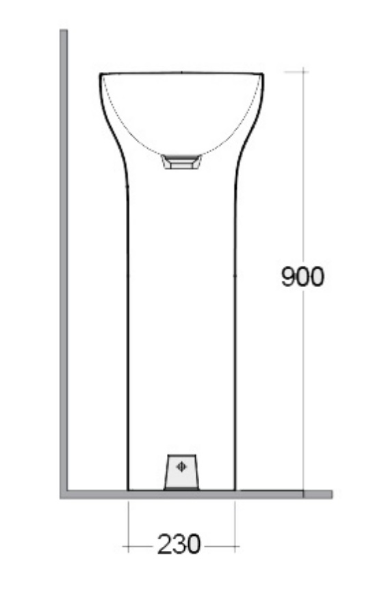 Rak-Des 600 Freestanding Basin