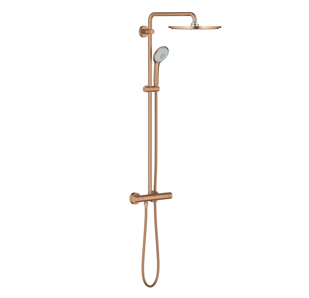 Grohe Euphoria System 310 Thermastatic Shower System – Bronze Brushed Warm Sunset