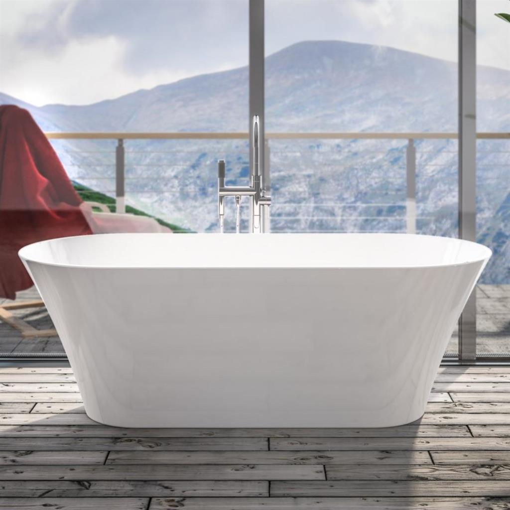 Eastbrook Beaufort Charlton Freestanding Bath & Waste 1650x740mm