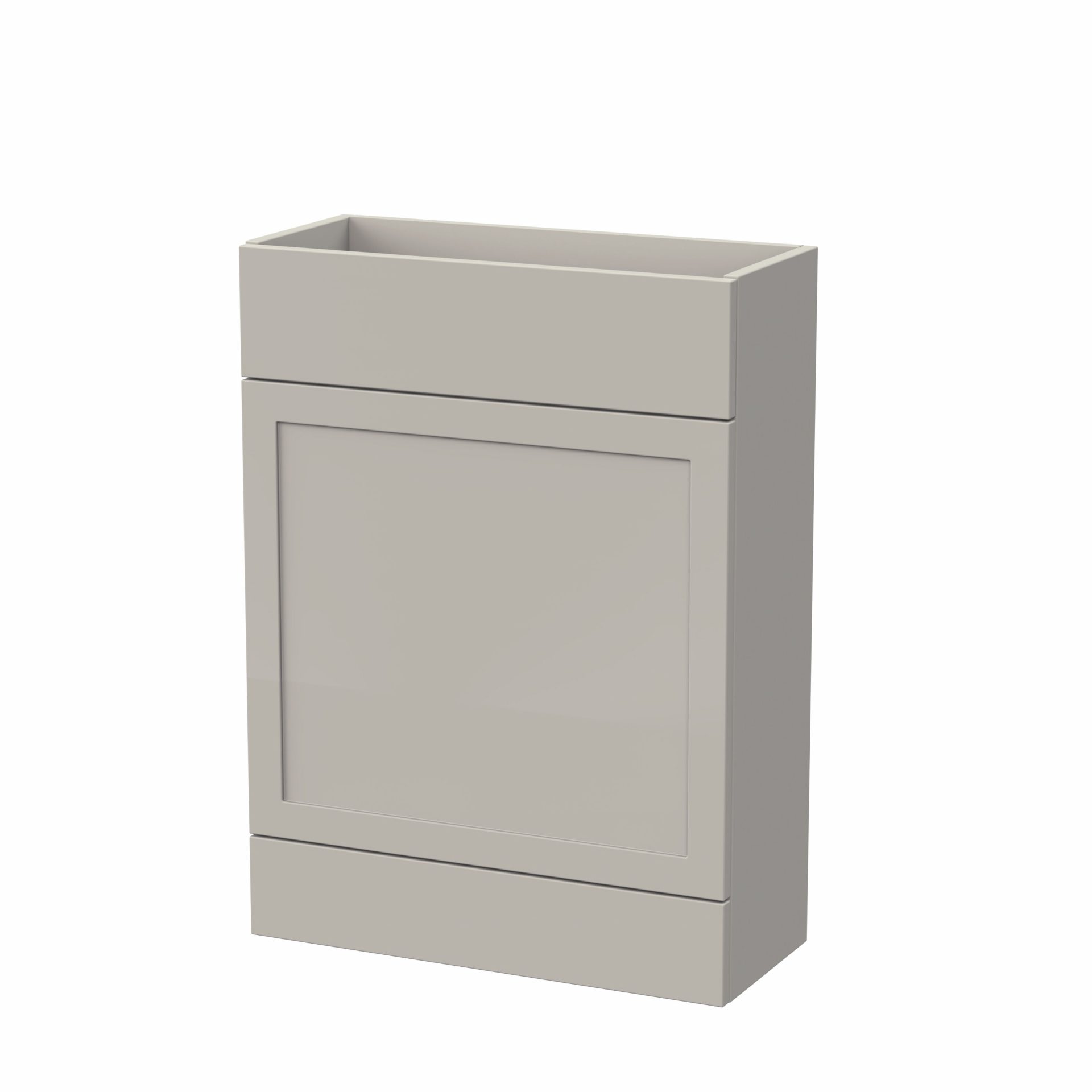 Nuie Lux Fable 600mm Slim Floorstanding WC Unit – Pebble Grey