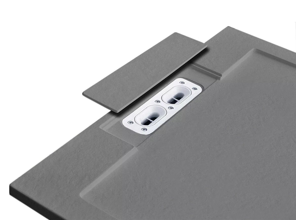 Tissino Giorgio Lux Rectangular Shower Tray – Grey Slate
