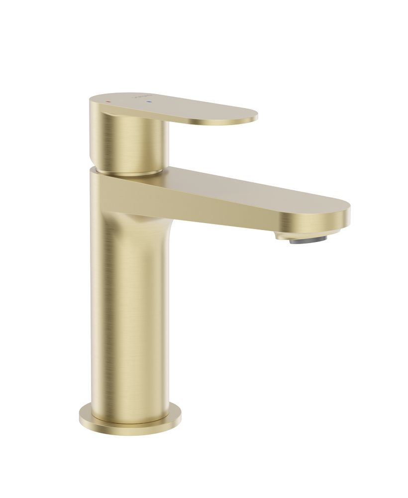 Sonas Living Urban Basin Mixer with Waste – Brushed Gold