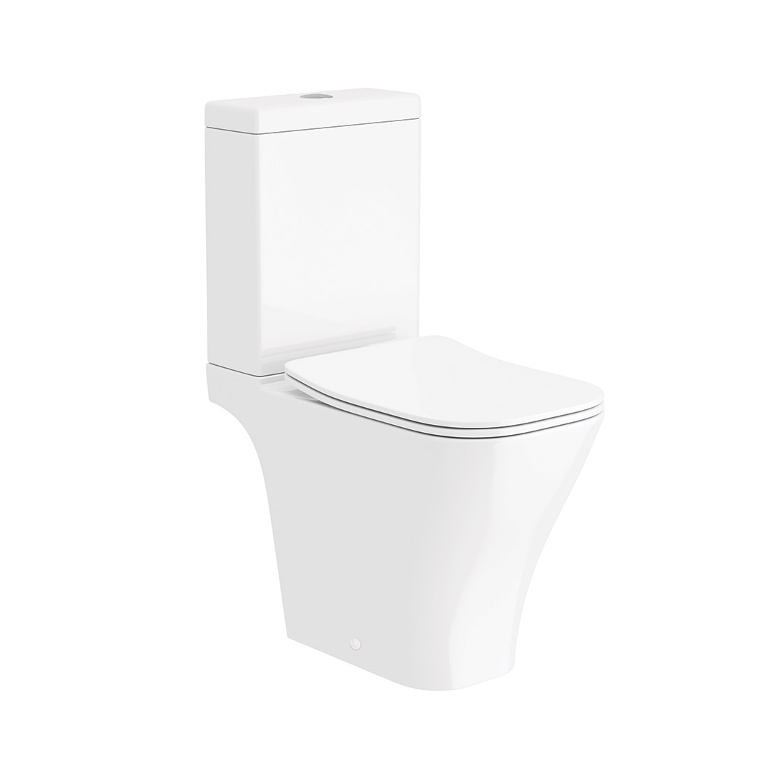 MyLife Brant Rimless Open Back WC & Slim Soft Close Seat