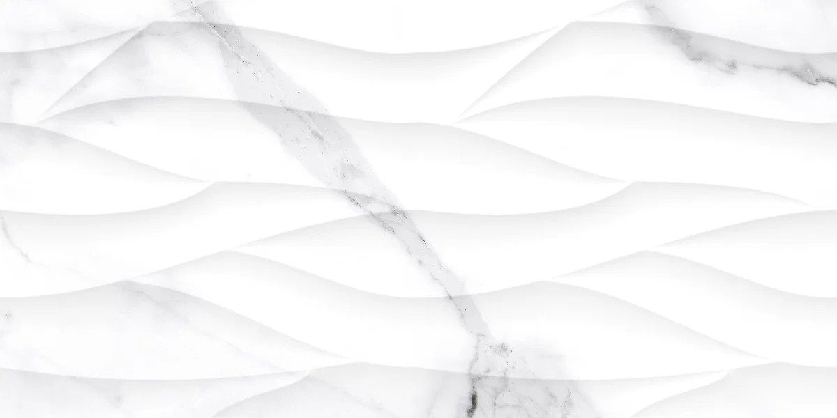White Carrara Gloss Decor Tile 30×60