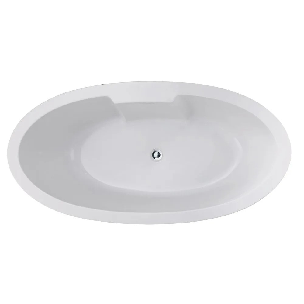 Qualitex Iconic Baths Opal Freestanding Bath 1700x840mm