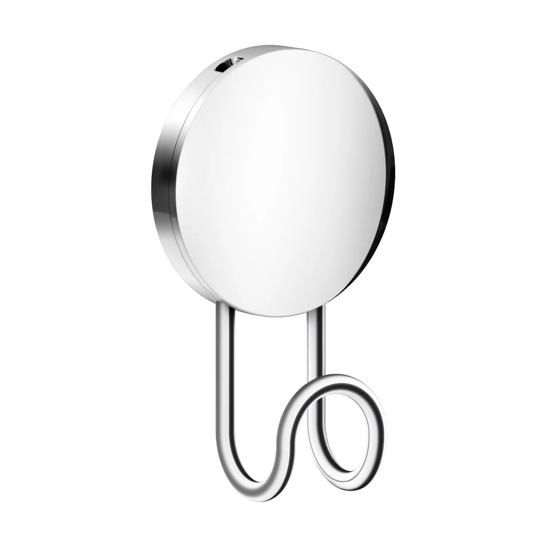 Smedbo Beslagsboden Self-adhesive Puck Single Hook – Chrome
