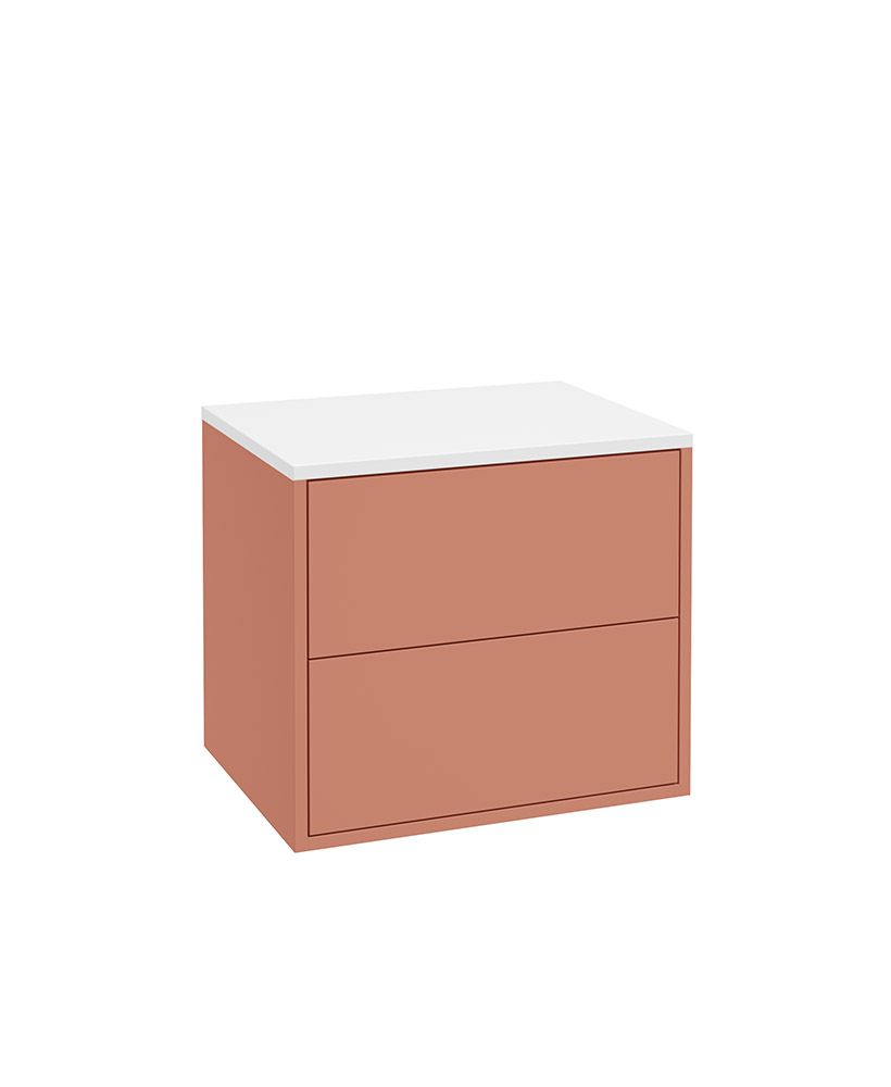 Sonas Living Pulse 600mm LED 2 Drawer Wall Hung Countertop Vanity Unit – Metro Blaze